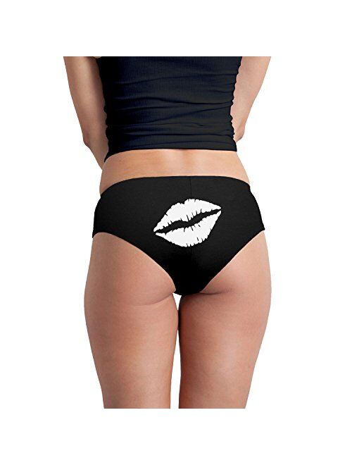 Lips Kiss Funny Women's Boyshort Underwear Panties