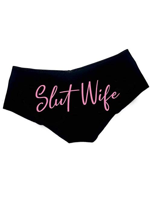 Slut Wife Fun Womens Funny Underwear Hipster Panty