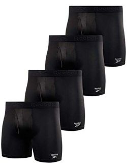 Men's Underwear - Performance Boxer Briefs with Fly Pouch (4 Pack)