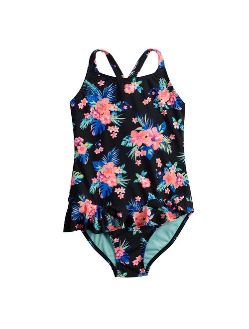 Girls 7-16 SO® Adaptive Tropic Blast One-Piece Swimsuit