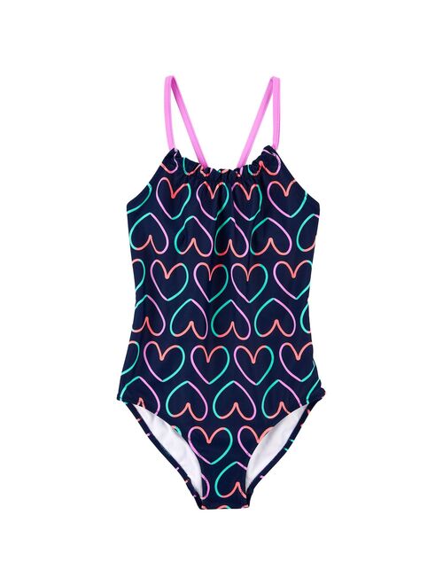 Girls 4-14 Carter's Heart One-Piece Swimsuit