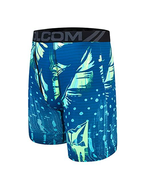 Volcom Mens Boxer Briefs 3 Pack Poly Spandex Performance Boxer Briefs Underwear