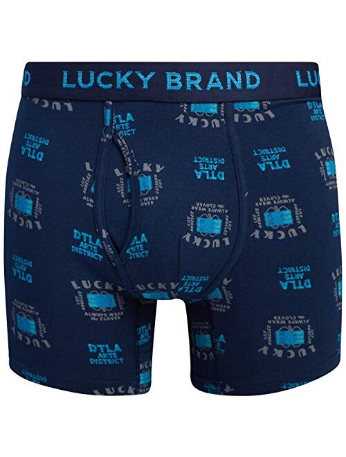 Lucky Brand Men's Underwear - Cotton Stretch Boxer Briefs (3 Pack)