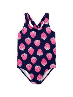 Baby Girl Carter's Strawberry 1-Piece Swimsuit