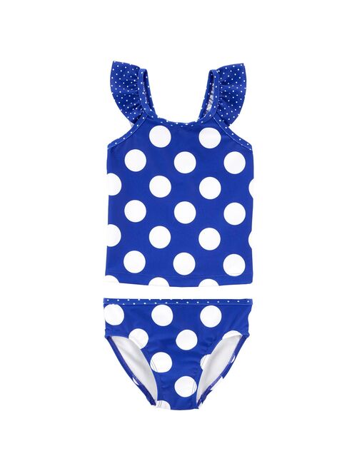 Baby Girl Carter's Polka Dot Tankini & Bottoms Swimsuit Set