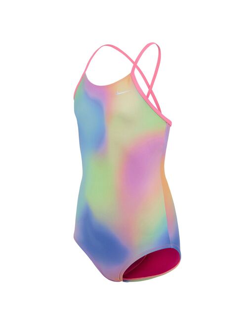 Girls 7-16 Nike Spectrum Crossback One-Piece Swimsuit