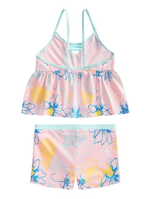 Ideology Big Girls Strappy Printed Tankini, Created for Macy's