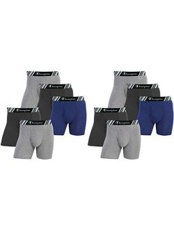 Elite Men's Boxer Briefs 10-Pack All Day Comfort Double Dry X-Temp Slightly Imperfect