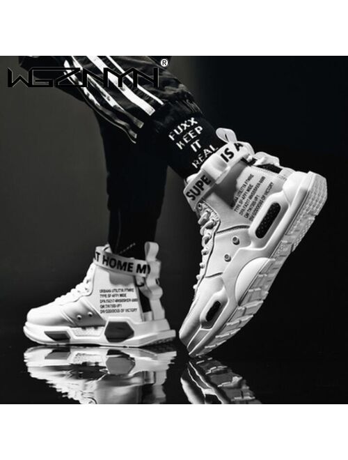 Sneakers Men High Top Shoes for Men Wild Casual Sports Male Tides Tenis Shoes NEW Outdoor Breathable Training Off White Trainers