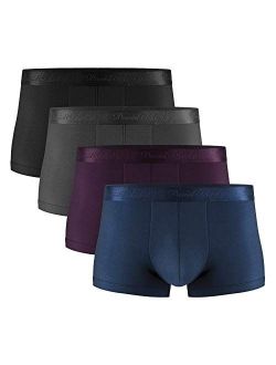 Men's Underwear Soft Micro Modal Trunks 4 Pack