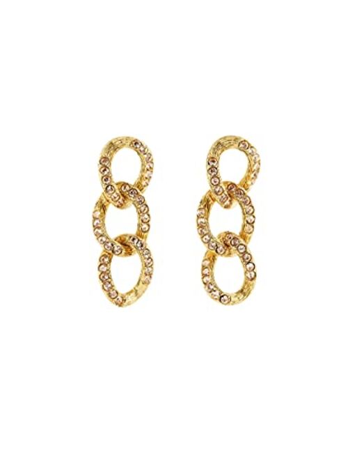 Oscar de la Renta Chain Link Earrings