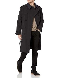 Iconic Double Breasted Trench Coat With Zip-out Liner and Removable Top Collar