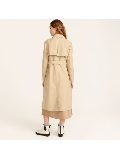 J.Crew Collection tailored trench coat in double-faced plaid