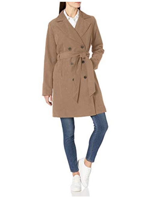 Amazon Essentials Women's Relaxed-Fit Water-Resistant Trench Coat
