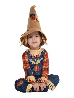 Amscan Baby Boys and Girls Tiny Scarecrow Costume Set