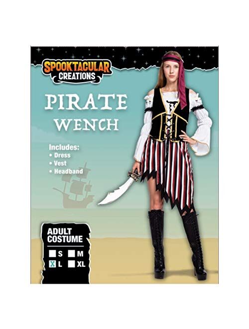 High Seas Pirate Wench Captain Costume for Women Halloween Role-playing