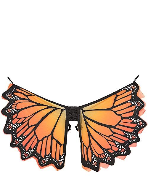 AMSCAN Monarch Butterfly Wings Halloween Costume Accessories for Adults, One Size