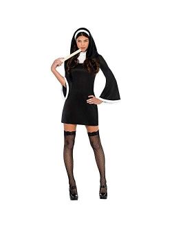 amscan 841153 Blessed Nun Costume, Adult Large Size, 1 Piece, Black