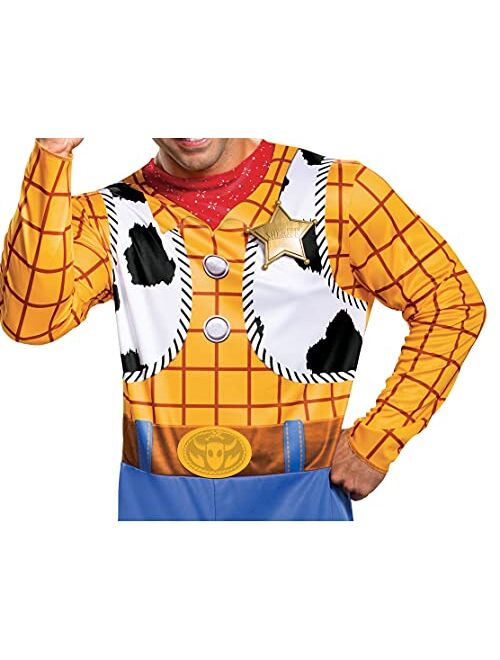 Disguise Men's Disney Pixar Toy Story and Beyond Woody Classic Costume