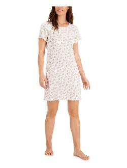 Cotton Pointelle Sleep Shirt Nightgown, Created for Macy's