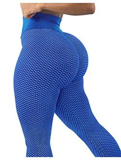 DREAMOON Butt Scrunch Seamless Leggings for Women High Waisted Booty Workout Yoga Pants Ruched Butt Lift Textured Tights