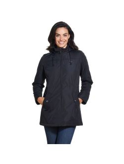 Women's Weathercast Hooded Water-Resistant Anorak Jacket
