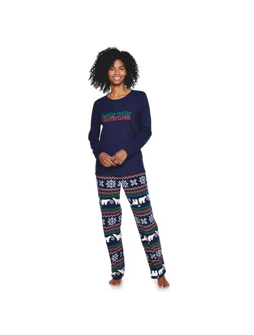 Women's Jammies For Your Families® Holly Jolly Pajama Set