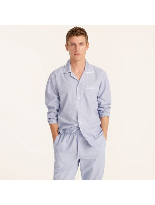 J.Crew Pajama shirt in cotton poplin
