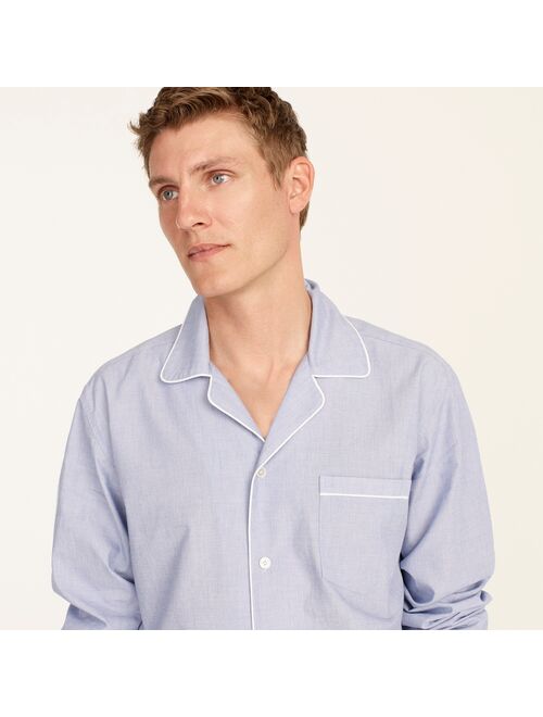 J.Crew Pajama shirt in cotton poplin