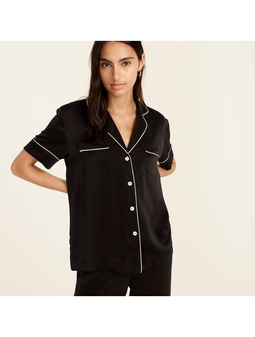 J.Crew Easy-luxe eco short-sleeve pajama set