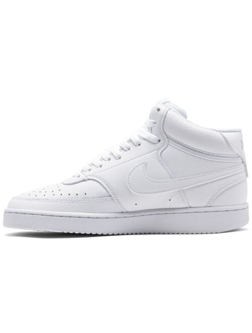 Nike Women's Court Vision Mid Casual Sneakers from Finish Line