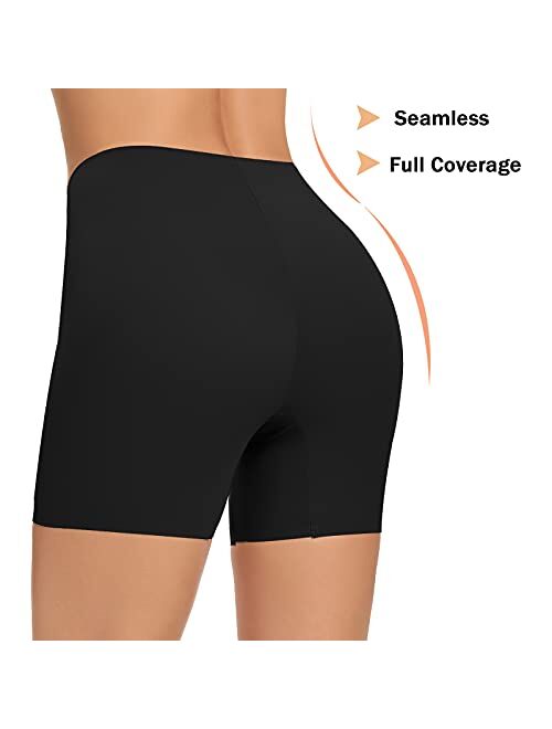 Buy Slip Shorts for Under Dresses Women Anti Chafing Underwear Seamless