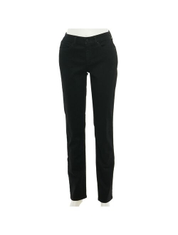 Straight-Leg High-Waisted Curvy Jeans