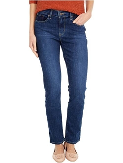 Classic Straight Denim Jeans For Women