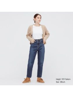 WOMEN PEG TOP HIGH-RISE LOOSE FITTING JEANS FOR WOMEN