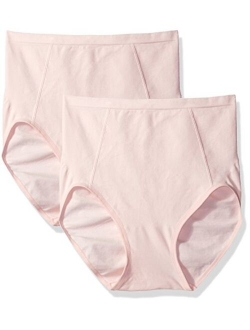 Women's Extra Firm Tummy-Control Seamless Brief Underwear 2 Pack X245