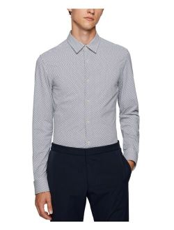 BOSS Men's Slim-Fit Pattern Shirt