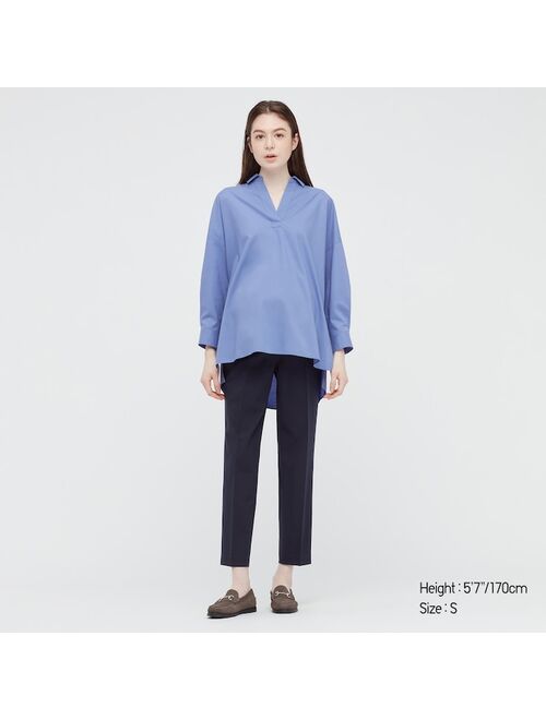 Uniqlo WOMEN MATERNITY SMART 2-WAY STRETCH SOLID ANKLE-LENGTH PANTS (ONLINE EXCLUSIVE)