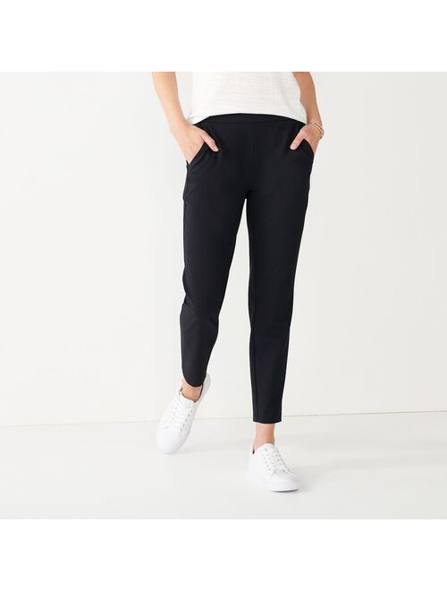 Women's Nine West Relaxed Crop Pull-On Pants