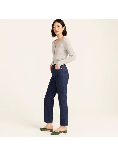 J.Crew High-rise '90s classic straight jean in Rinse wash