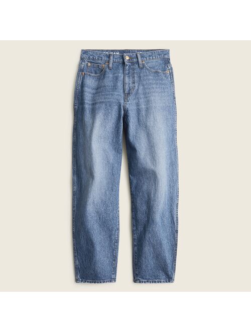 J.Crew High-rise Peggy tapered jean in Authentic Blue wash