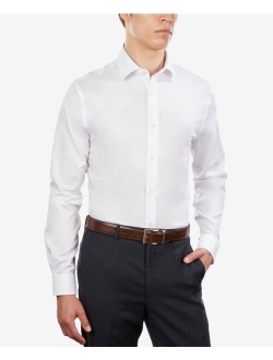 Men's Supima Cotton Slim Fit Non-Iron Performance Stretch Dress Shirt