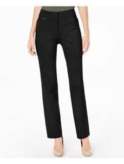 JM Collection Regular and Short Length Curvy-Fit Straight-Leg Pants, Created for Macy's