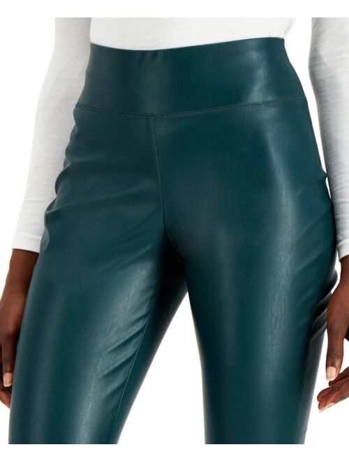 INC International Concepts Faux-Leather Leggings, Created for Macy's