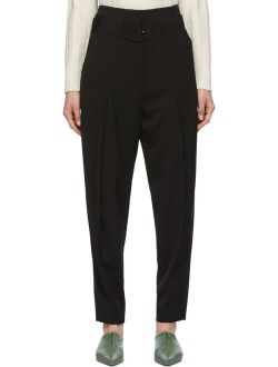 LOW CLASSIC Twill Belted Trousers