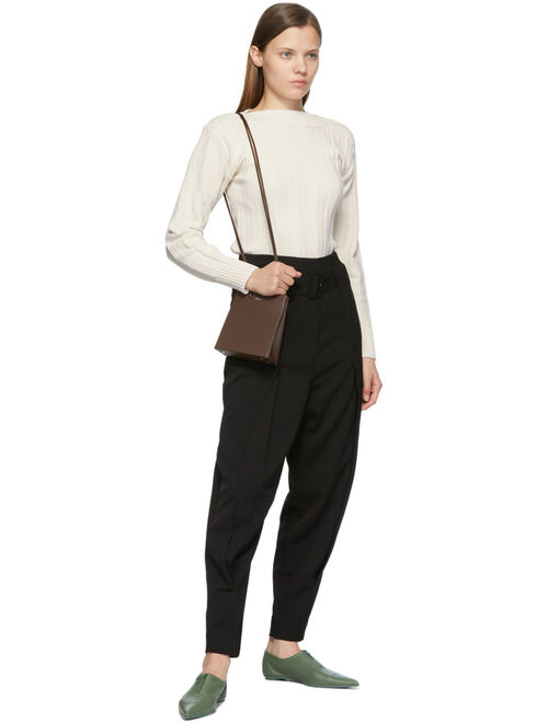 LOW CLASSIC Twill Belted Trousers