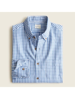 Brushed twill shirt in plaid