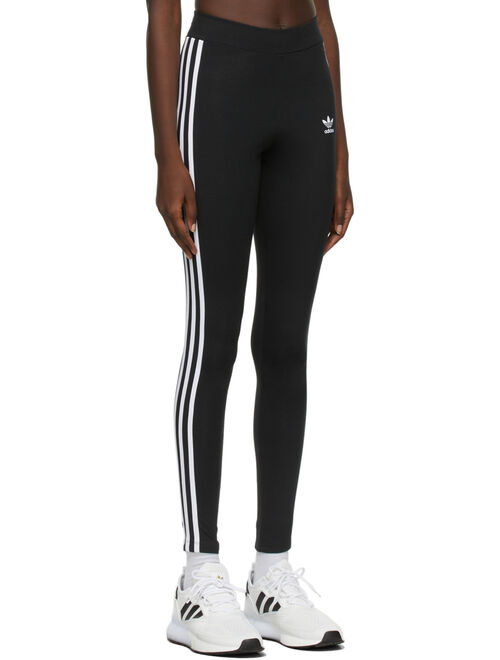 Adidas Originals Black Adicolor Classics 3-Stripes Leggings