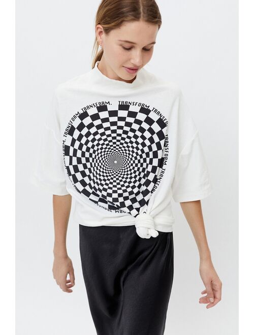 Urban outfitters UO New Wave Mock Neck Tee
