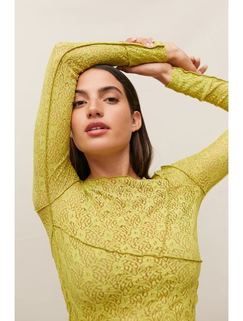 Urban outfitters UO Now You See Me Lace Top